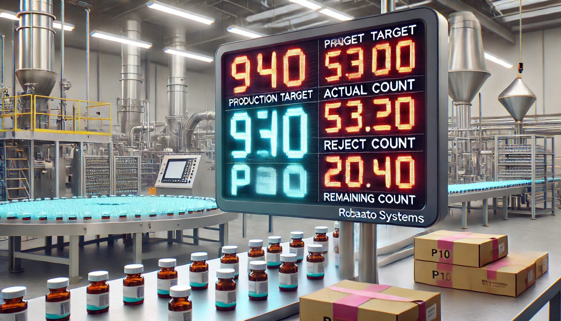 Production Counter Display